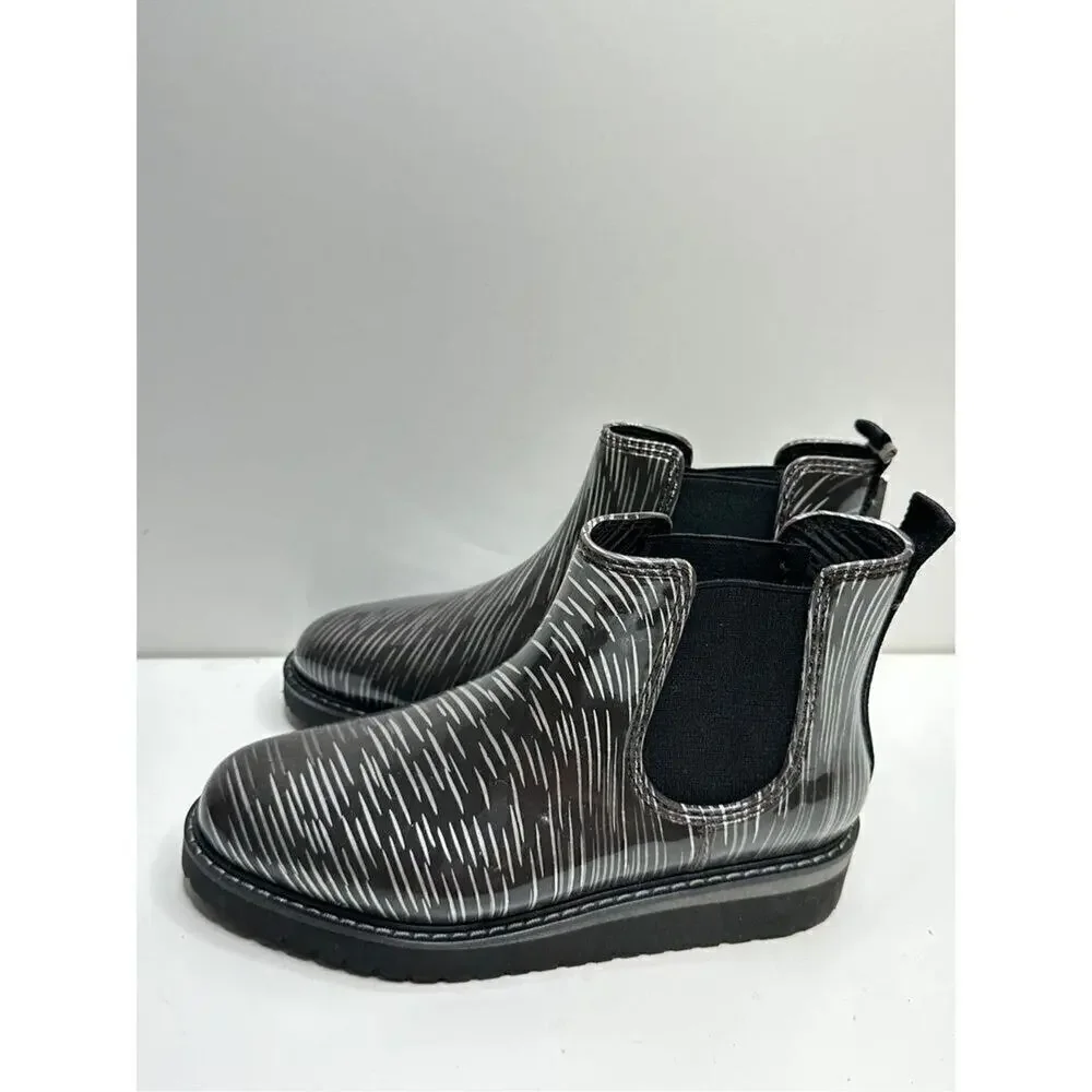 Cougar Printed‎ Waterproof Rubber Rain Boots Kensington Size 6 New